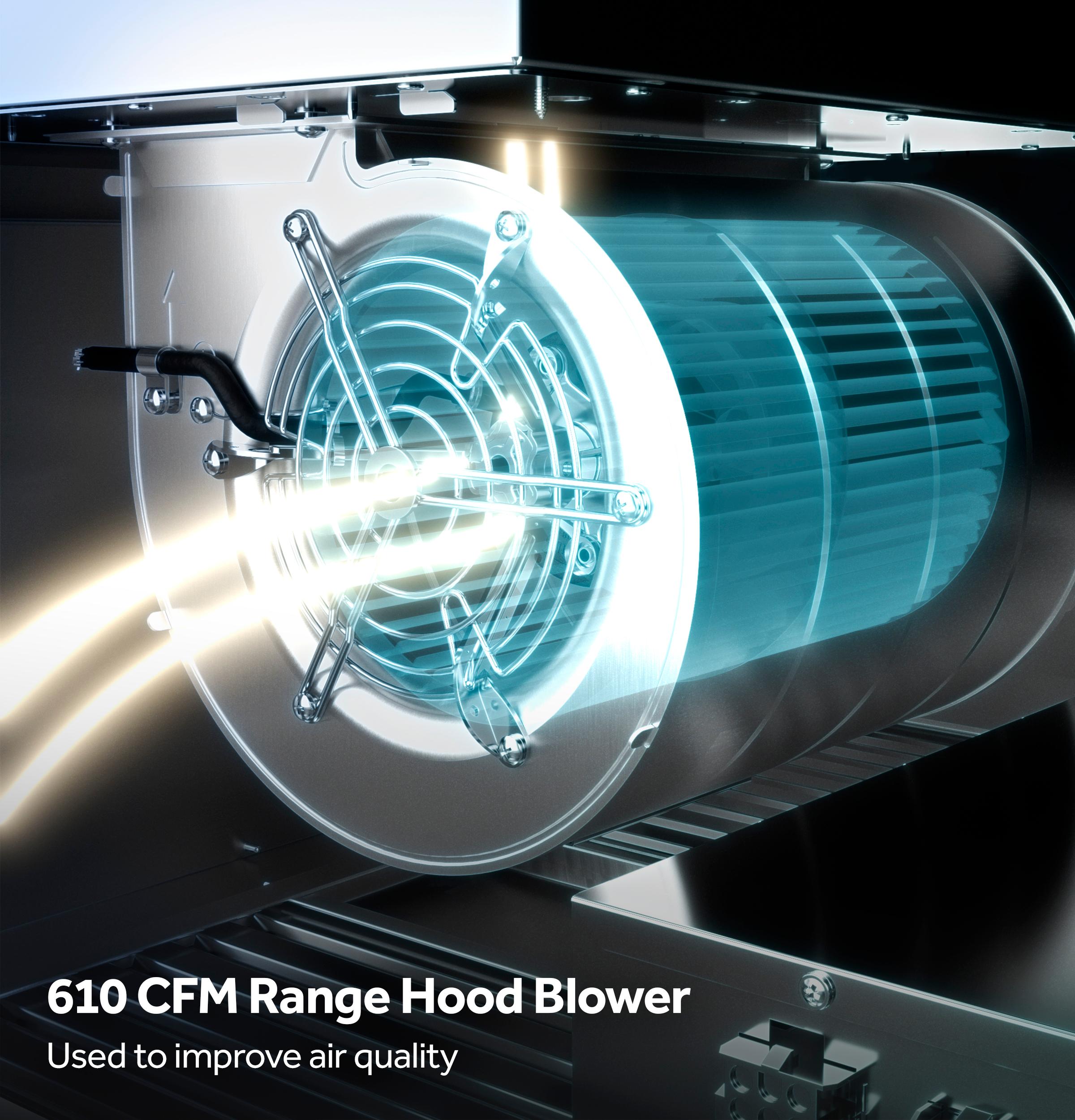 Robust 610 CFM Range Hood Blower Motor