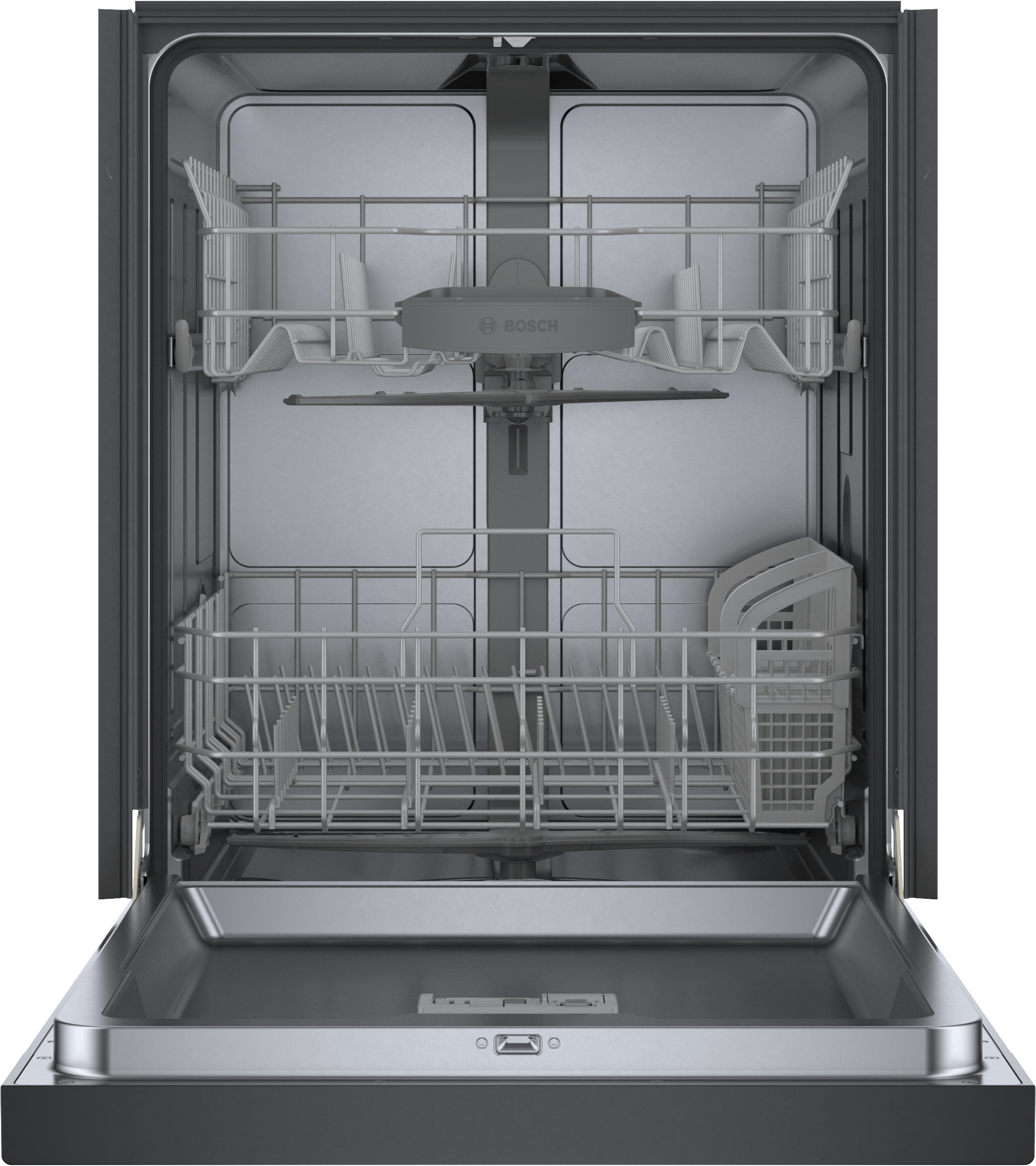 Beautiful stainless steel interior