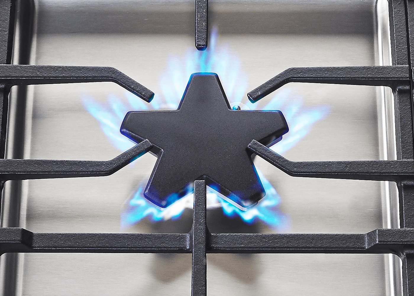 Sealed burners make clean up easier