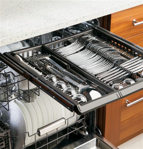 Full-extension, smooth-glide, adjustable third rack