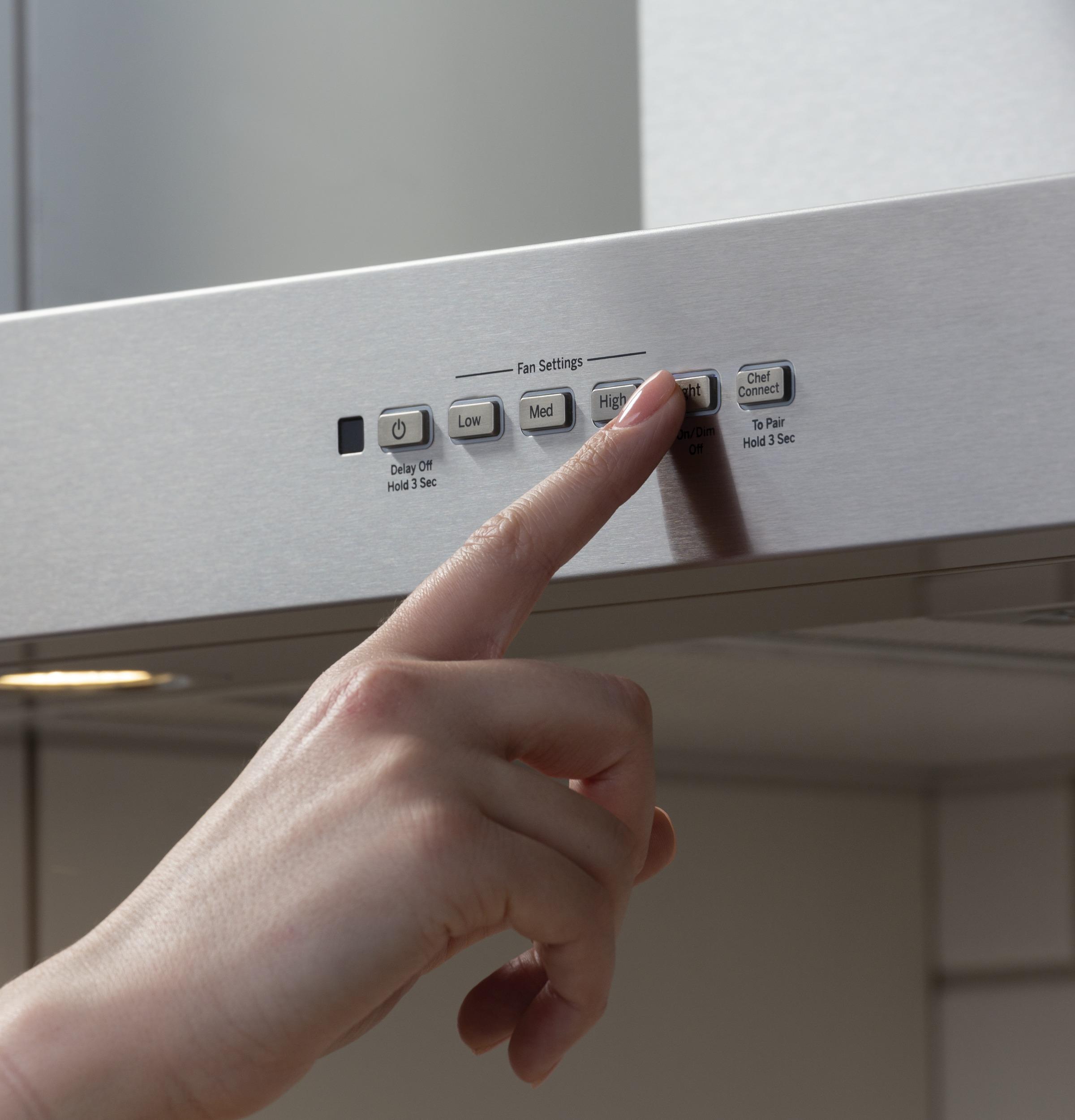 Electronic backlit controls