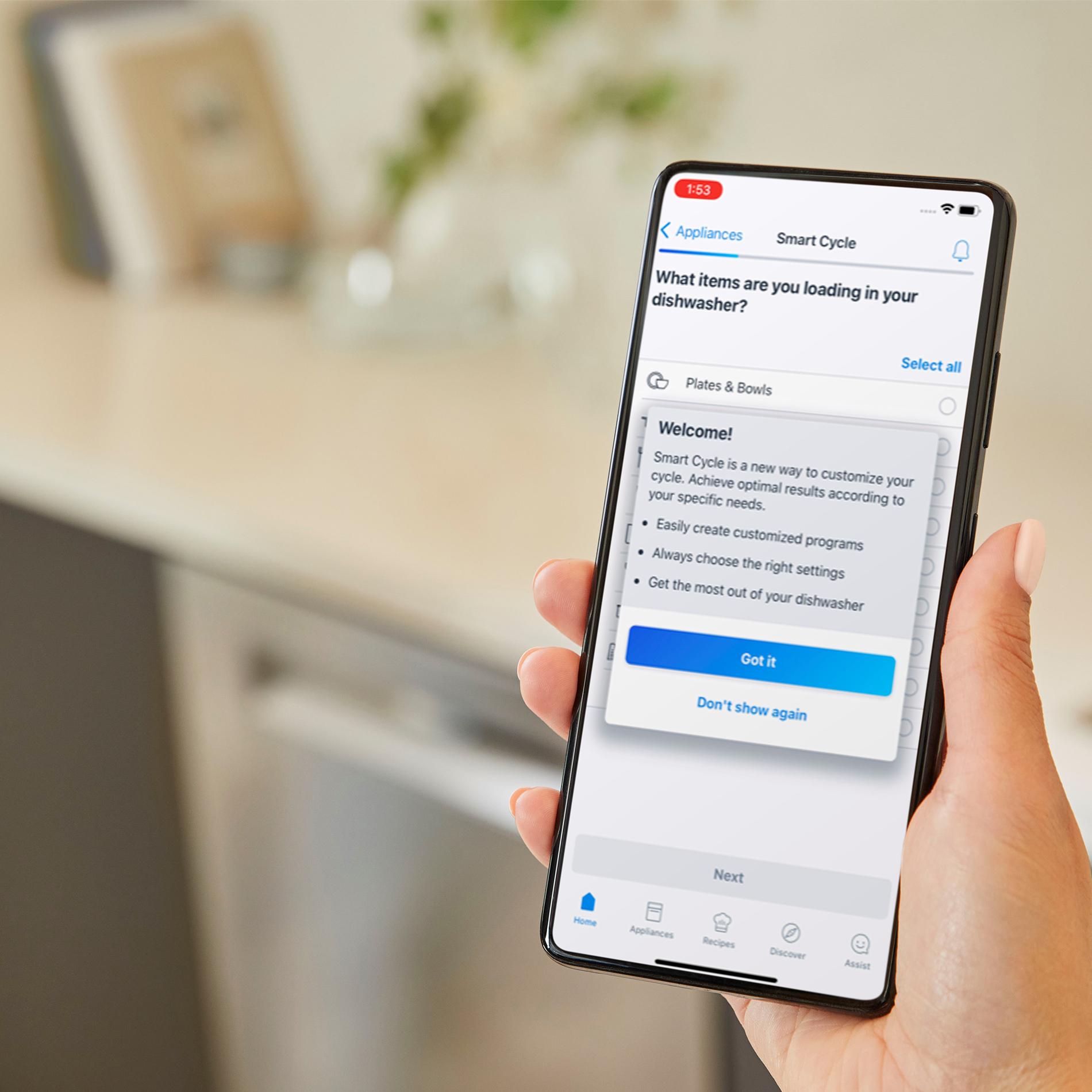 Enhance your cleaning experience with Wi-Fi enabled Home Connect