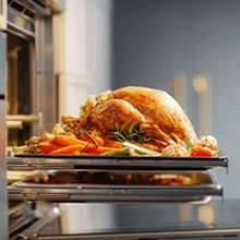 True Convection for maximum cooking efficiency