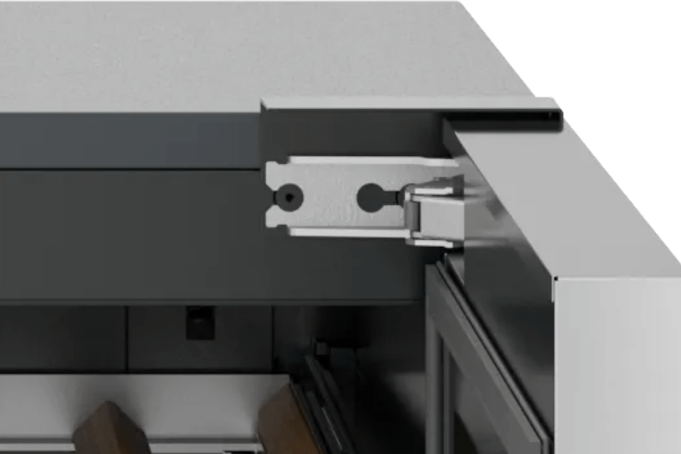 SoftClose(R) doors for a smooth close