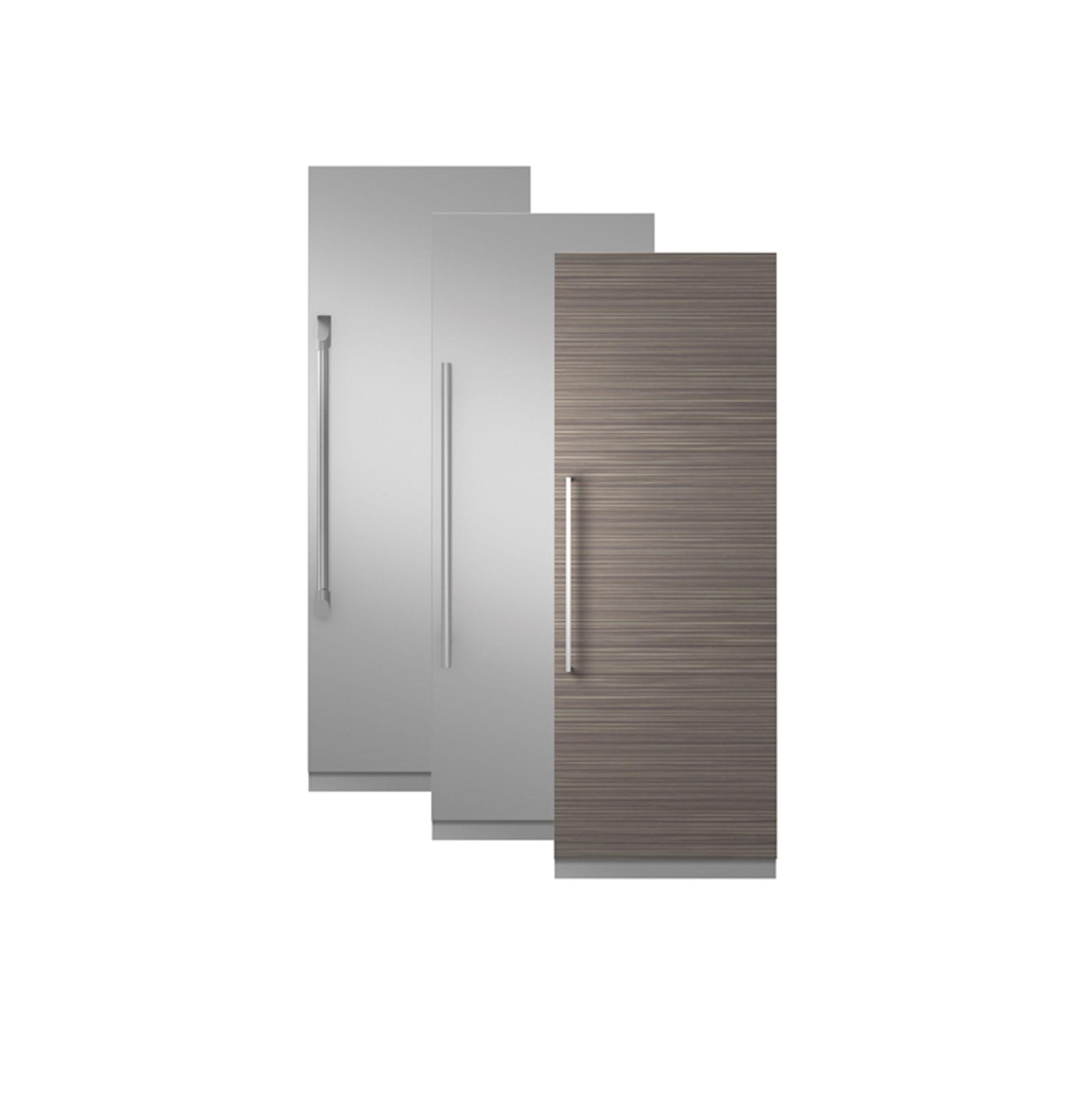 Panel-ready exterior with six-way adjustability