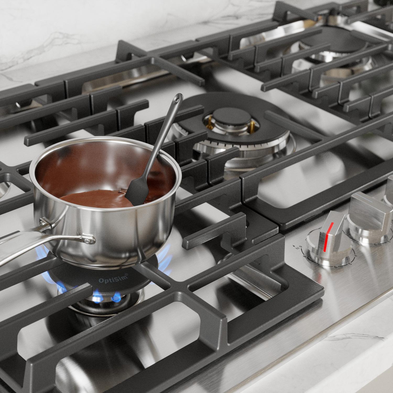 Simmer delicate sauces with the OptiSim(R) Burner
