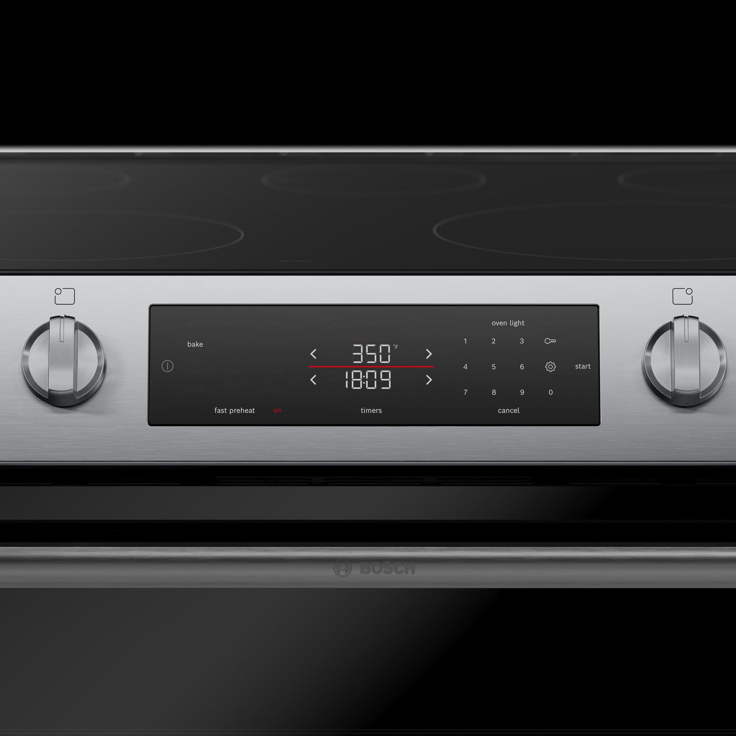 Sleek backlit user interface