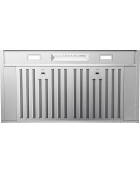 Zephyr 30 Inch Monsoon Mini II Cabinet Insert Range Hood w/ 600 CFM Blower LED Lightning & Recirculation Option AK9528AS