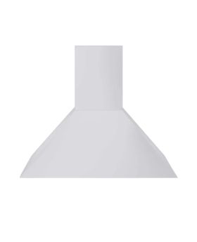 Viking Designer Series 30 Inch White Wall Mount Chimney Range Hood Halogen Lights, Heat Sensor (Blower Not Included) DCWN3042WH 