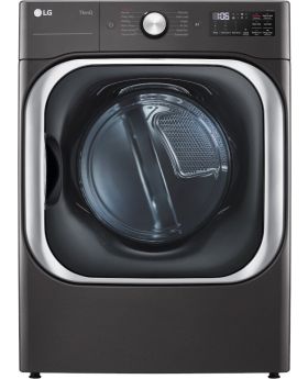 LG TurboSteam Series 29 Inch Gas Smart Dryer with 9.0 Cu. Ft. 12 Programs SensorDry Low Decibel DLGX8901B