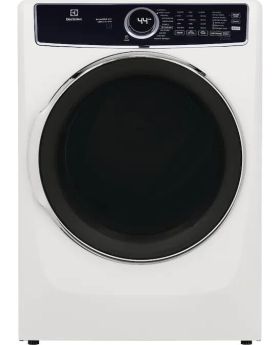Electrolux 27 Inch Electric Dryer with 8.0 Cu. Ft. Capacity Reversible Door ELFE7637AW