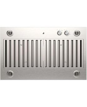 JennAir Stainless Steel Series 36 Inch Island Mount Insert Range Hood with 3-Speeds (Blower Sold Separately) JXL6536HSS 