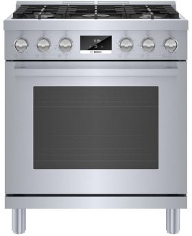 Bosch HGS8055UC 800 Series Gas Freestanding Range 30" Stainless Steel HGS8055UC