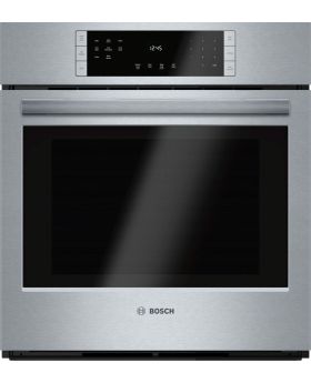 Bosch HBN8451UC 800 Series, 27", Single Wall Oven, SS, EU Convection, Touch Control