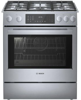 Bosch HDI8056U 800 Series Dual Fuel Slide-in Range 30" Stainless Steel HDI8056U