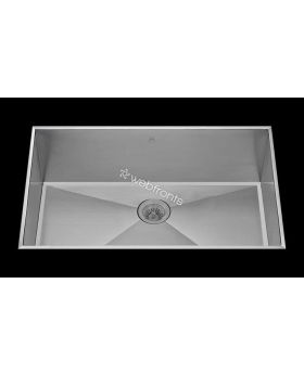 Mila 32" X 17.5" X 10" Stainless Steel Truse Flush Mount Kitchen Sink Featuring Low Profile Rims MLFS-656SB 