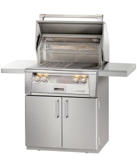 Alfresco 30" BBQ Gas Grill Cart w/ Rotisserie and InfraRed Searing ALXE-30SZC-NG