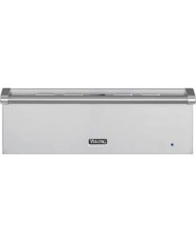 Viking Professional 30 Inch Warming Drawer with 1.6 cu. ft. Capacity, 450 Watt Element, 90-¦ to 250-¦F Temperature Settings, Moisture Selector and Multiple Design Options: Stainless Steel VEWD530SS