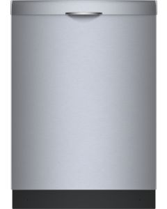 Bosch 300 Series 24 Inch Smart Fully Integrated Built-In Dishwasher with 16 Place Setting , Standard 3rd Rack, 46 dBA, PrecisionWash, PureDry, Rackmatic, WiFi Stainless Steel SHS53CD5N