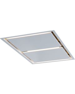Zephyr ALUE43BWX Lux 43 Inch Island Mount Ceiling Range Hood Capacitive Touch Controls, LED Light Strip, Aluminum Mesh Filters, Perimeter Aspiration System, CleanAir Function, Auto Delay-Off, Remote Control (Blower Sold Separately)