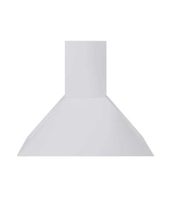 Viking Designer Series 30 Inch White Wall Mount Chimney Range Hood Halogen Lights, Heat Sensor (Blower Not Included) DCWN3042WH