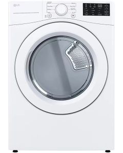 LG 27 Inch Gas Dryer with 7.4 Cu. Ft. Capacity, 8 Dry Program, Dial-A-Cycle®, Wrinkle Care Option, Control Lock, and Speed Dry: White DLG3471W