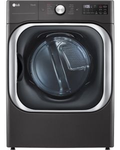 LG TurboSteam Series 29 Inch Gas Smart Dryer with 9.0 Cu. Ft. 12 Programs SensorDry Low Decibel DLGX8901B