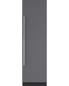 Sub-Zero Designer Series IC-24r-RH 24 Inch Panel Ready Smart Refrigerator Column with 12.9 cu. ft. Capacity Spill Proof Glass Shelves Smart Touch Controls Soft LEF Right Hinge (NEW)
