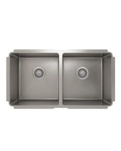 Julien ProInox Kitchen Sink 50/50 Stainless Steel 33"X18"X10" IH75-UE-331810
