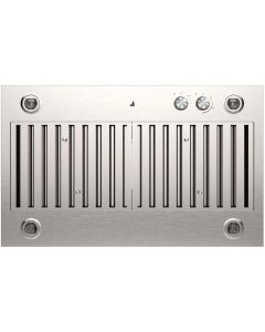 JennAir Stainless Steel Series 36 Inch Island Mount Insert Range Hood with 3-Speeds (Blower Sold Separately) JXL6536HSS 