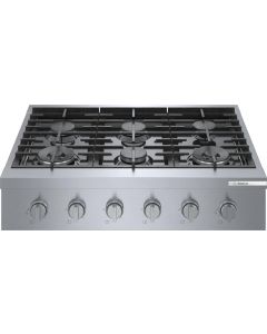 Bosch RGM8658UC 800 Series Gas Rangetop 36" Stainless steel RGM8658UC