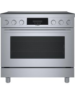 Bosch HIS8655U 800 Series Induction freestanding range 36" Stainless Steel HIS8655U