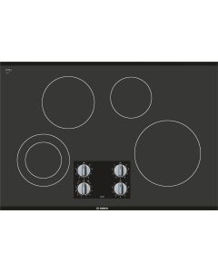 Bosch NEM5066UC 500 Series, 30" KNOB CNT, 4 ELEMENT, ELEC. C-TOP BLACK