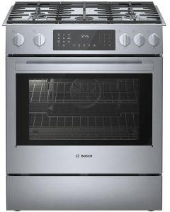 Bosch HDI8056U 800 Series Dual Fuel Slide-in Range 30" Stainless Steel HDI8056U