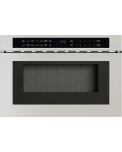 Zephyr MWD2401AS 24 Inch Microwave Drawer with 1.2 cu ft Capacity, 10 Power Levels, Electronic Touch Controls, Easy Clean Coating, Sensor Cooking, Melt/Soften and ADA Compliant