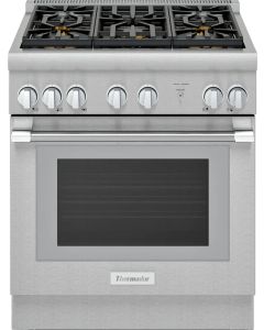 Thermador Pro Harmony Professional Series 30 Inch Freestanding Gas Range with 5 Sealed Star Burners on Pedestal 4.6 cu. ft. Convection Oven and ExtraLow Simmer Burners PRG305WH