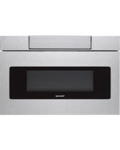 Sharp 24 Inch Microwave Drawer with Easy Touch™, Hidden Control Panel, Sensor Cook, Design Flexibility, Timer, 1,000 Watts, 1.2 cu. ft. SMD2470ASY