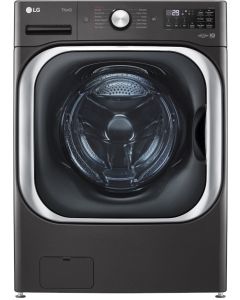 LG TurboWash Series 29 Inch Smart Front Load Washer with 5.2 Cu. Ft. WiFi Smart Pairing Fabric Sensor in Black Steel WM8900HBA 
