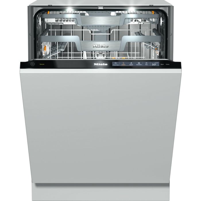 Miele 24 Inch Fully Integrated Panel Ready Smart Dishwasher 38 dBA Knock2Open G7966SCVI