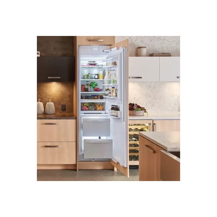 Sub Zero 24 Inch Integrated Smart Column Refrigerator and Freezer with Ice Maker ENERGY STAR IC 24CI RH Panel Sold Separately Open Box