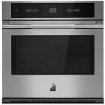 JennAir Rise 30 Inch Single Convection Smart Electric Wall Oven 5.0 Cu Ft Capacity V2 Dual-Fan Convection Self Clean ADA Compliant JJW3430IL (Open Box)