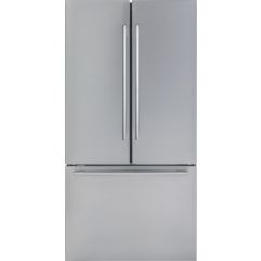 Thermador Masterpiece Series 36 Inch Freestanding French Door Smart Refrigerator with 20.8 cu. ft. Total Capacity, Internal Water Dispenser, and Diamond Ice Maker: Masterpiece Handle T36FT810NS