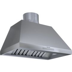 Thermador Professional Series 36 Inch Wall Mount Range Hood with 4-Speed (Blower and Duct Cover Sold Separately) HPCN36WS