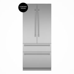 Thermador Freedom Collection 36 Inch Built-In 4-Door French Door Smart Refrigerator with 16.2 cu. ft. Total Capacity, Internal Water Dispenser, and Ice Maker: Professional Handle T36BT120NS  (PREORDER August 2024)