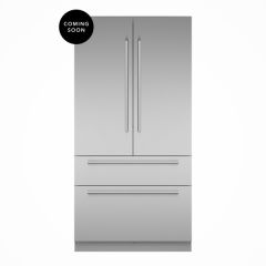 Thermador Freedom Collection 42 Inch Built-In 4-Door French Door Smart Refrigerator with 23.1 cu. ft. Total Capacity, Internal Water Dispenser, and Ice Maker: Masterpiece Stainless Steel T42BT110NS (PREORDER July 2024)