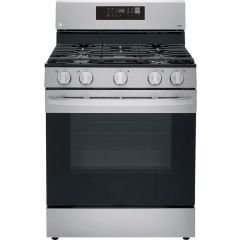 LG LRGL5823S 30 Inch Stainless Steel Freestanding Gas Range with Convection, Air Fry & EasyClean