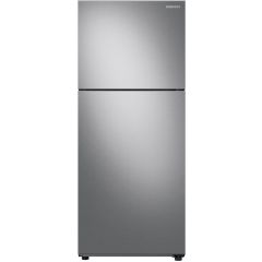 Samsung RT16A6195SR 28 Inch Stainless Steel Top-Freezer Refrigerator with 15.6 Cu. Ft. Capacity, All-Around Cooling, True No-Frost Technology, Tempered Glass Shelves, Gallon Door Bins, LED Lighting, Garage Ready Design, Sabbath Mode, Ice Maker Ready