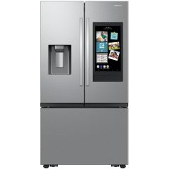 Samsung RF32CG5900SR 36 Inch Stainless Steel 3-Door French Door Refrigerator with 30 cu. ft. Total Capacity, Family Hub™, Dual Auto Ice Maker, Slide-In Shelf, Wi-Fi Enabled, Sabbath Mode, ADA Compliant and ENERGY STAR® Rated