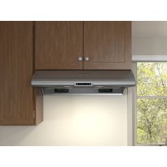 Zephyr AK2136CS 36 Inch Under Cabinet Range Hood with 6-Speed/850 CFM Blower, ACT™ Technology, Capacitive Touch Controls, LumiLight LED Lighting, Filter-less Self-Cleaning System, Low-Profile Body, Auto Delay-Off, and UL Listed: Stainless Steel