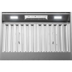 Zephyr AK9228BS 30 Inch Cabinet Insert One-Piece Liner with Airflow Control Technology™, 600 CFM Blower, 6 Speed Levels, Vertical or Horizontal Ducting, Electronic Touch Controls, LumiLight LED Lighting, Wireless Remote Control and ADA Compliant